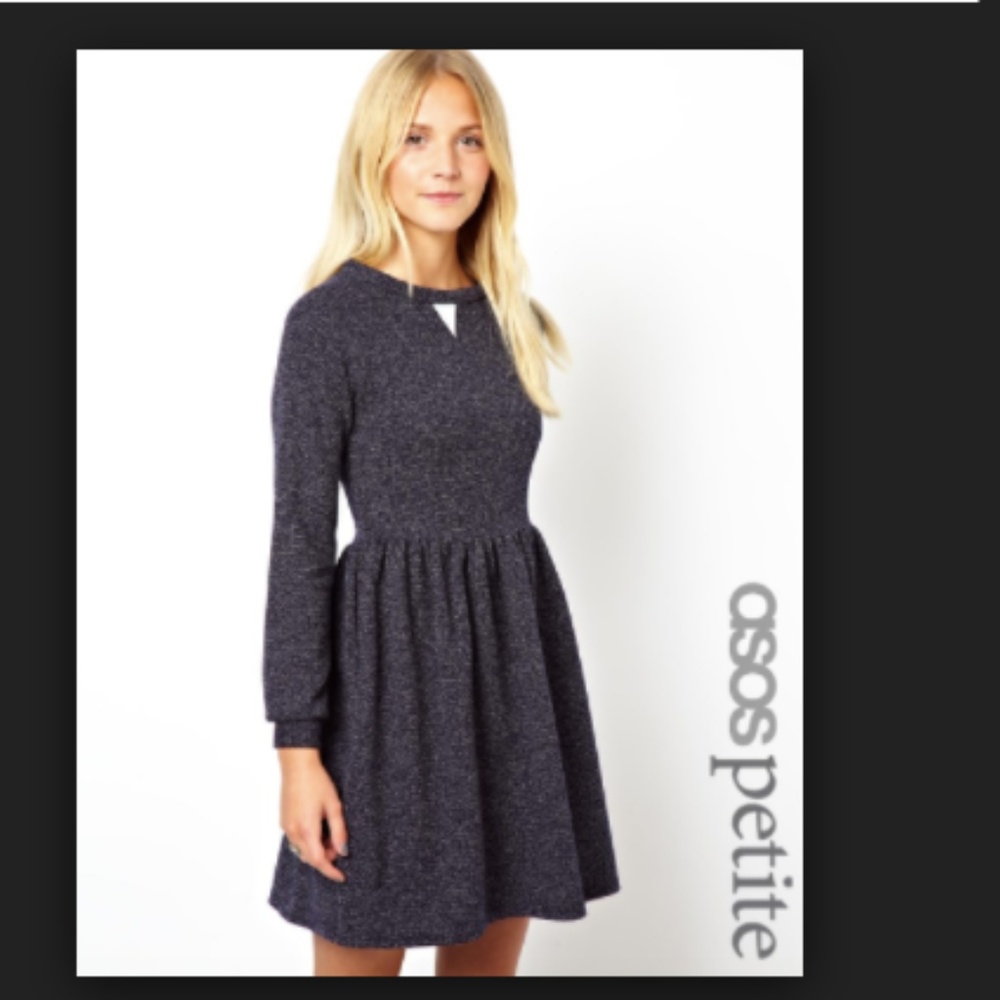 ASOS Fit and Flare Sweatshirt Dress